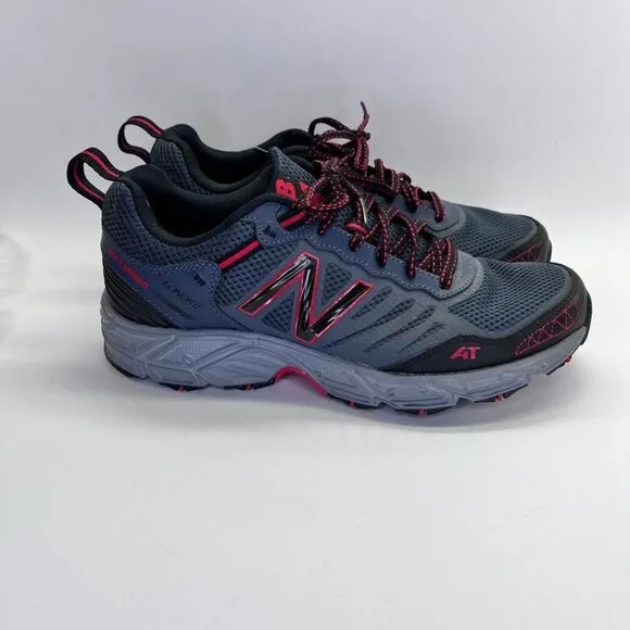 New Balance Men’s Lonoke All Terrain Shoes SIze 10 in Gray Black Red MTLONLT1