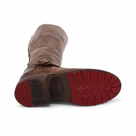 NEW BEDSTU women's glaye high boots in tan rustic
