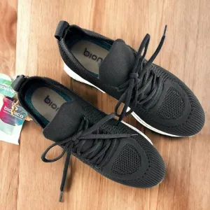 NEW Bionica Oressa Black Mesh Sneakers Size 8 M Athletic Running Shoes
