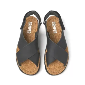 NEW Camper Oruga Lug Sole Adjustable Sandal Black Size 9 (39)