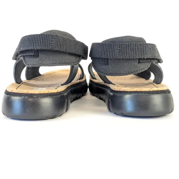 NEW Camper Oruga Lug Sole Adjustable Sandal Black Size 9 (39)