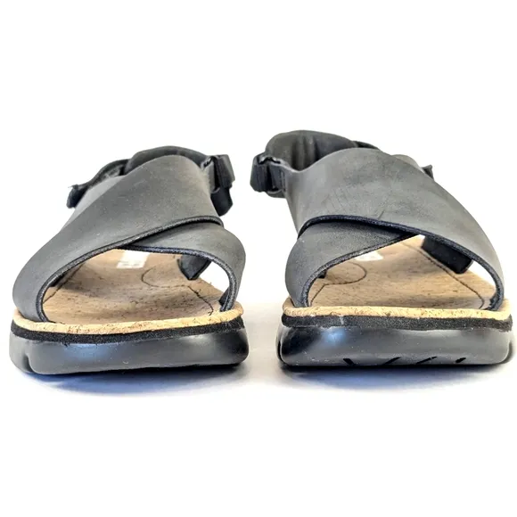 NEW Camper Oruga Lug Sole Adjustable Sandal Black Size 9 (39)
