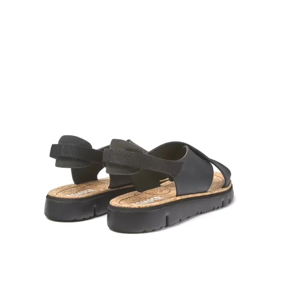 NEW Camper Oruga Lug Sole Adjustable Sandal Black Size 9 (39)