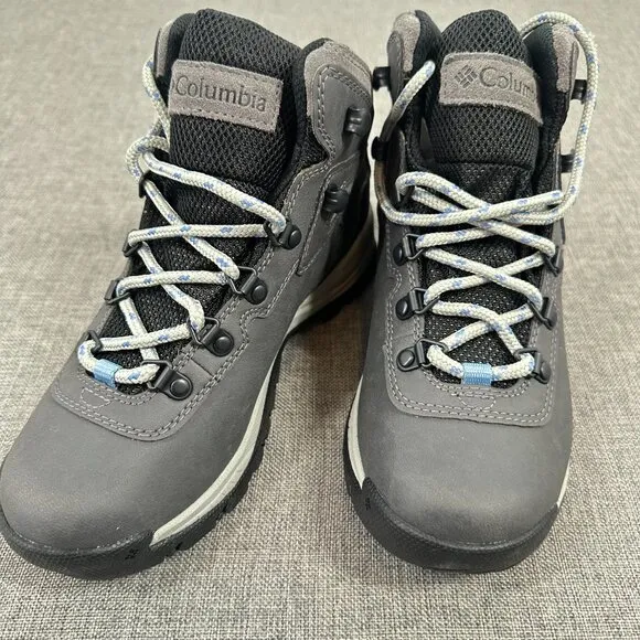 New! Columbia Women's Newton Ridge‎ Shoes Waterproof Hiking 5.5 Gray MSRP: $100