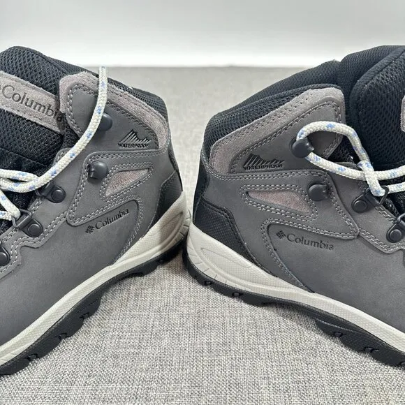 New! Columbia Women's Newton Ridge‎ Shoes Waterproof Hiking 5.5 Gray MSRP: $100