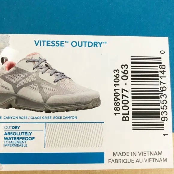 NEW Columbia Women's Vitess OutDry Hiking Shoes