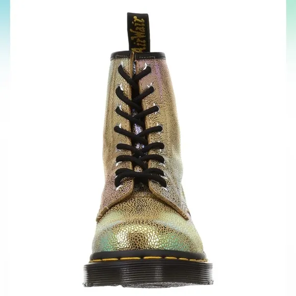 NEW Dr. Martens Women's 1460 Sand Rainbow Ray Boots size 5