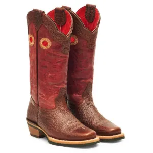 NEW FORASTERO women's cowgirl leather boots in brown