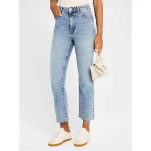 NEW FRAME ruler crop jeans in ndio vintage fray