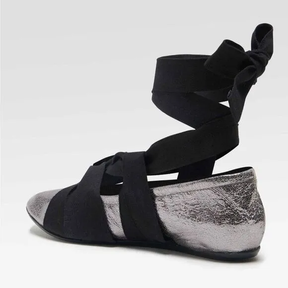 New Free People Cece Wrap Ballet Flats Size 7