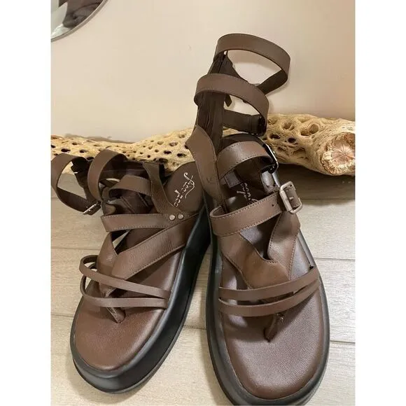 New Free People Jojo Gladiator Sandals Size 39
