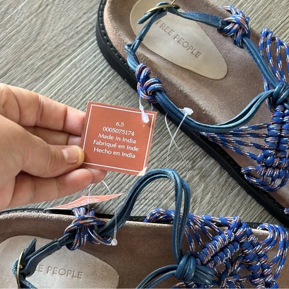 NEW Free People Marla Rope Sandals