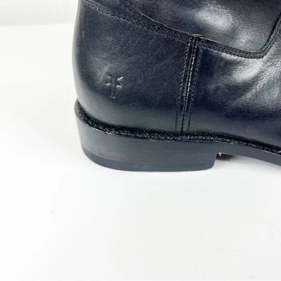 NEW Frye Two Toned D-Ring Hand Finished Leather Knee High Riding Boots 5.5