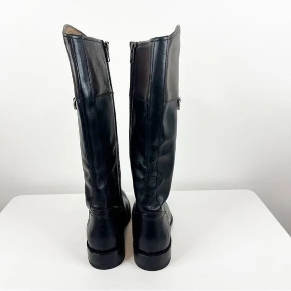 NEW Frye Two Toned D-Ring Hand Finished Leather Knee High Riding Boots 5.5