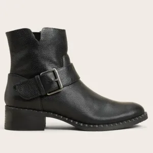 New! gentle souls Best Slit Leather Motorcycle Ankle Boots
