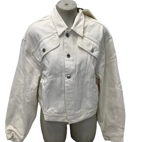 NEW GRLFRND Women's Jacket Amelia Conched Waist Size L Canyon