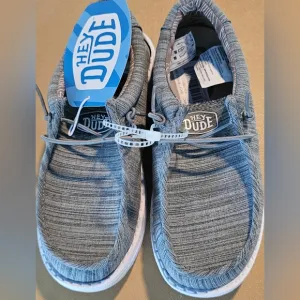 New Hey Dude Boys Gray Casual Shoes