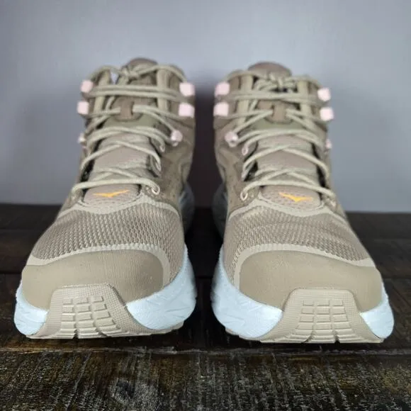NEW Hoka One One Anacapa 2 Mid GTX Womens Size 8.5 B Gore-Tex Shoes Dune Ice