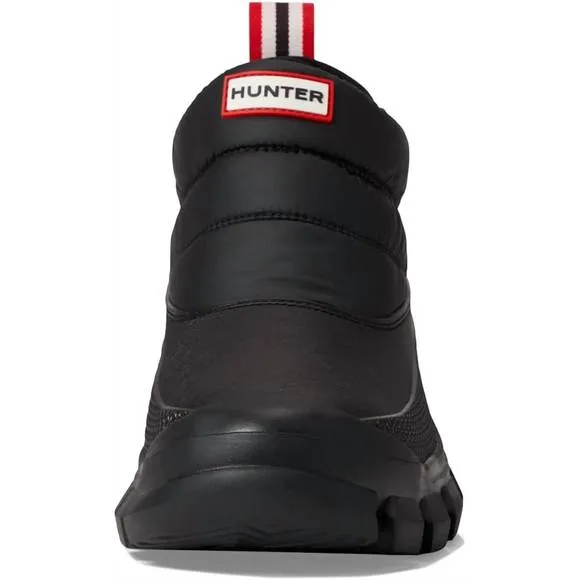 NEW HUNTER men's intrepid ankle snow boot in black