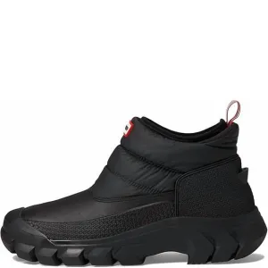 NEW HUNTER men's intrepid ankle snow boot in black