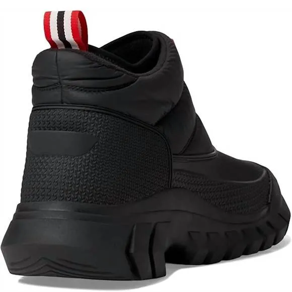 NEW HUNTER men's intrepid ankle snow boot in black