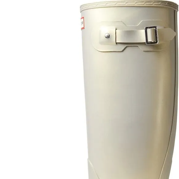 NEW HUNTER Original Tall Nebula Boots Pale Gold for women 864mn