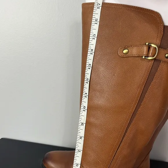 👢New in Box Naturalizer Womens Wide Calf Jillian Leather Boot Boots 9.5M