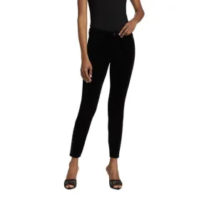 NEW L'AGENCE piper velvet jeans in noir