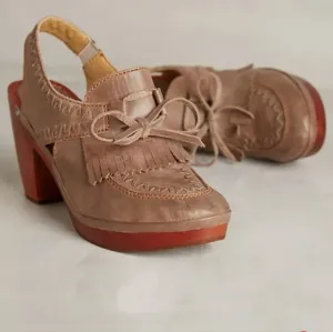 NEW Latigo By Anthropologie Cactus Clogs Stylish Women's Slingback Heels Sz.10