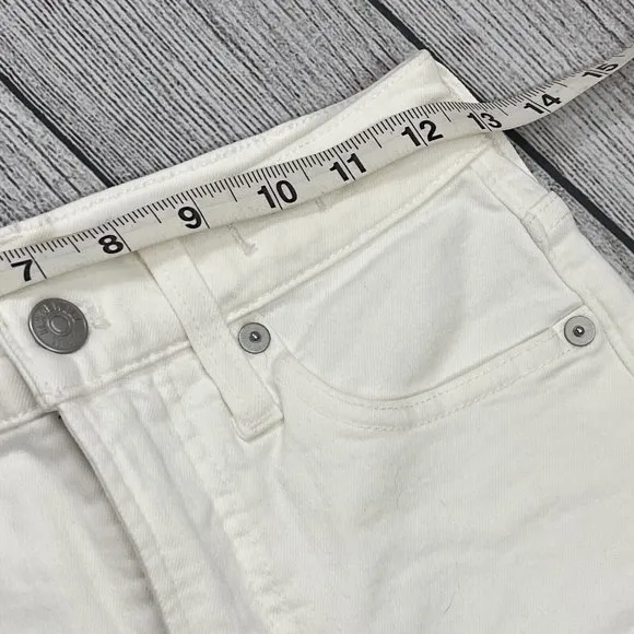 New Madewell  Sz 23 The Perfect‎ Vintage Jean Tile White