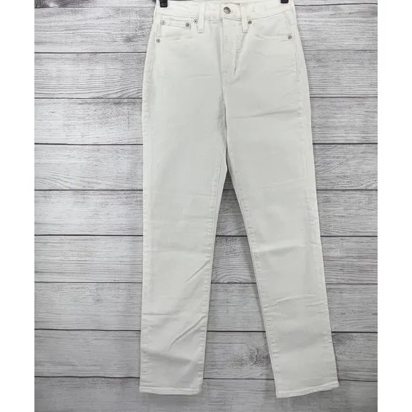 New Madewell  Sz 23 The Perfect‎ Vintage Jean Tile White