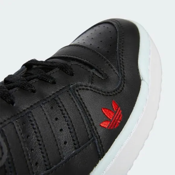 [NEW] Men's adidas Forum Low Shoes Black Size 10.5 HQ4536