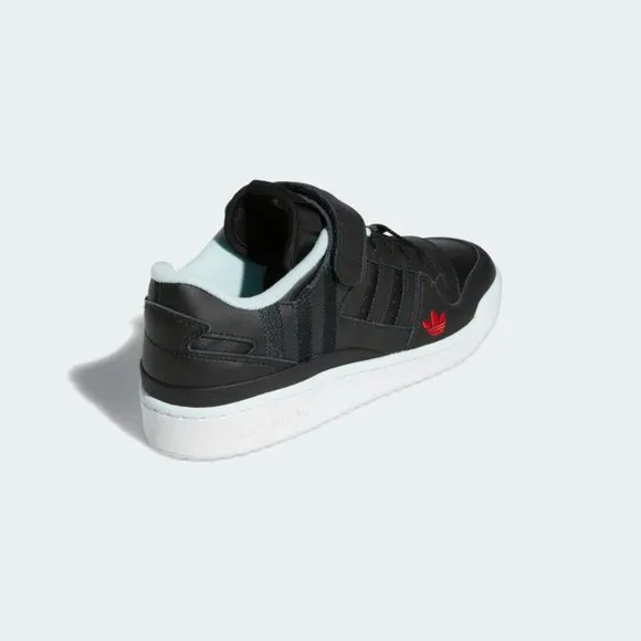 [NEW] Men's adidas Forum Low Shoes Black Size 10.5 HQ4536