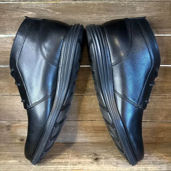 New Mens Cole Haan‎ OrigianlGrand Black Leather Chukka Ankle Boots Size 11.5 M