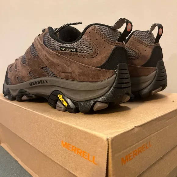 NEW Merrell Men’s Moab 3 WP GTX Style J035799 Braken 12.5 Hiking Shoes Brown