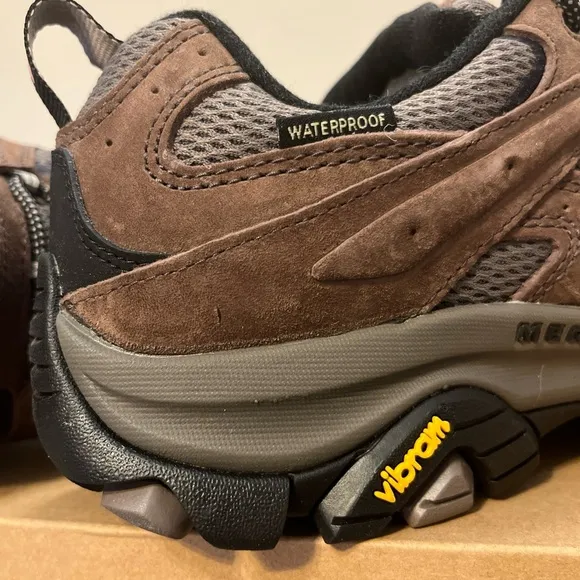 NEW Merrell Men’s Moab 3 WP GTX Style J035799 Braken 12.5 Hiking Shoes Brown