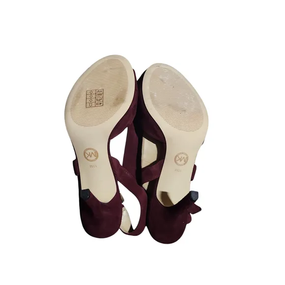 New Michael Kors Womens Heels Shoes Size 10M Suede