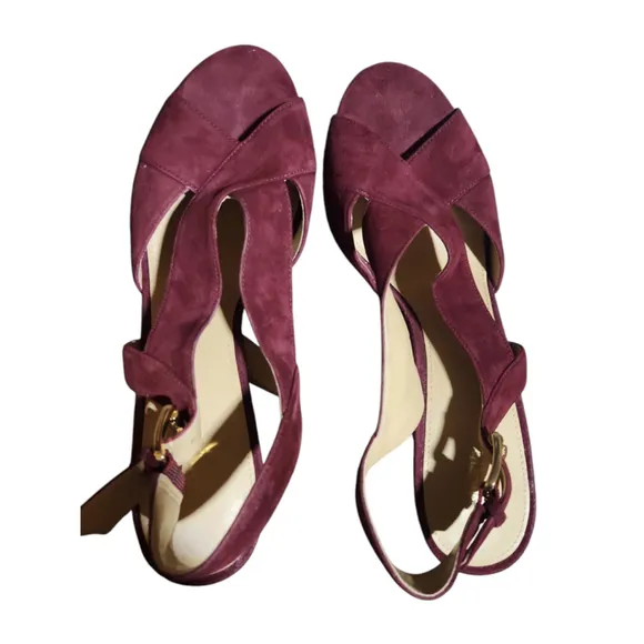 New Michael Kors Womens Heels Shoes Size 10M Suede
