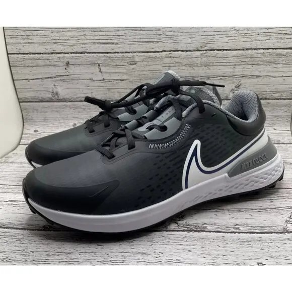 New Nike Infinity Pro 2 Wide Golf Shoes DM8449-001 Black Gray Size 9 Wide (W)