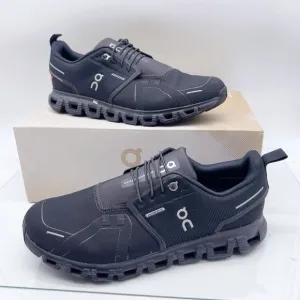NEW ON Cloud 6 Waterproof Running Shoe Sneaker All Black Mens Size US 10