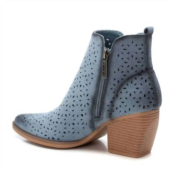 NEW REFRESH women's ankle booties in blue