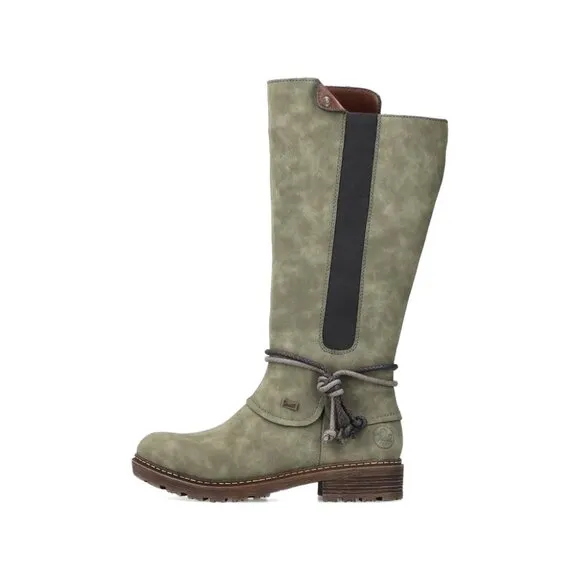 NEW RIEKER High Shaft Comfort Boots GREY FOR WOMEN 663mn