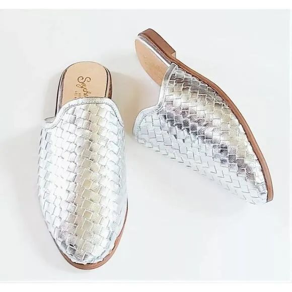 New Seychelles Women's Originality Woven Leather Comfort Shoes Mule
