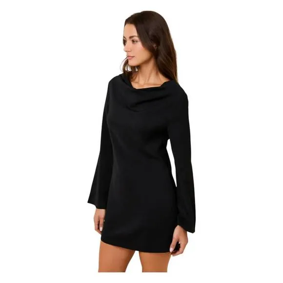 NEW SOLID &amp; STRIPED mini nili dress in noir