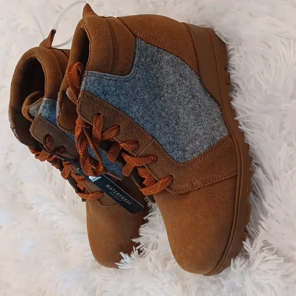 New Sorel Evie Leather Waterproof Comfort Booties Size 7