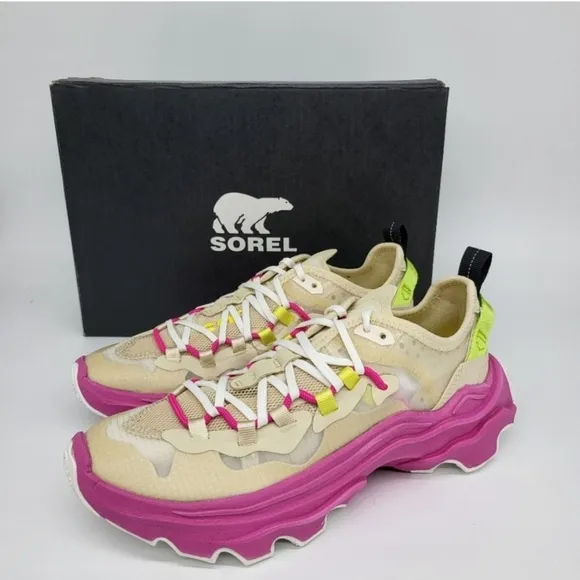 New Sorel Kinetic Breakthru Tech Lace Sneaker Women's Shoes Size 6.5