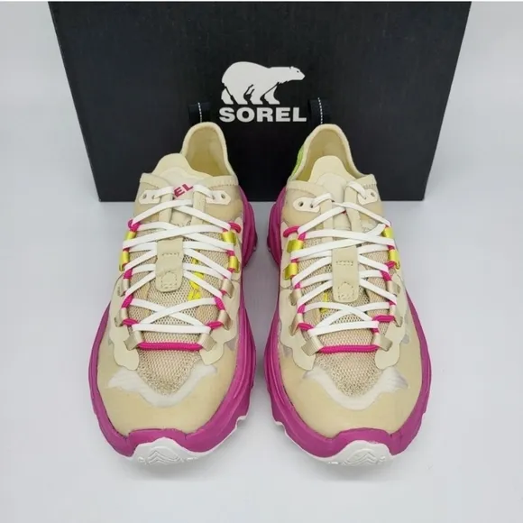 New Sorel Kinetic Breakthru Tech Lace Sneaker Women's Shoes Size 6.5