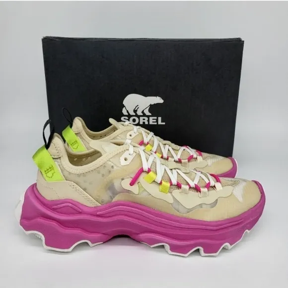 New Sorel Kinetic Breakthru Tech Lace Sneaker Women's Shoes Size 6.5