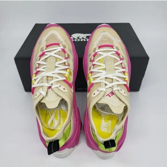 New Sorel Kinetic Breakthru Tech Lace Sneaker Women's Shoes Size 6.5