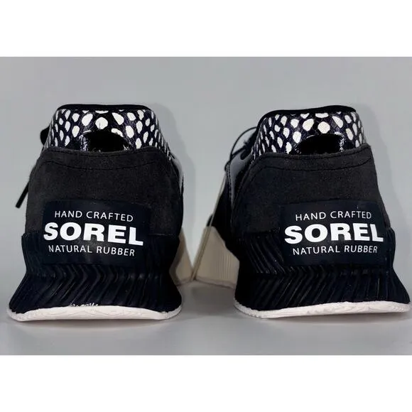 NEW Sorel Women's Ona Blvd Classic Sneakers Size 11 Waterproof Black &amp; White NIB